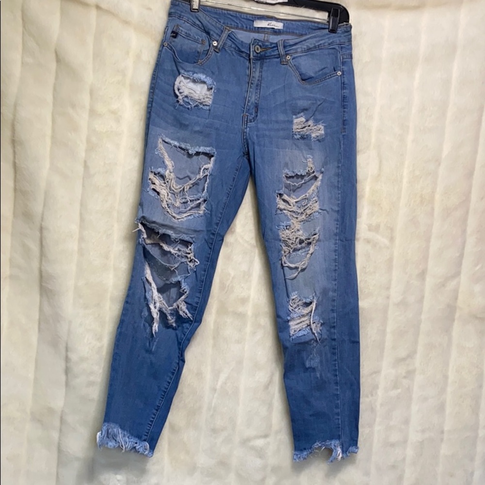 Sexy ripped jeans